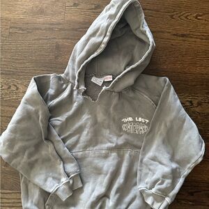 Zara Kids Gray Hoodie with Skatepark Design